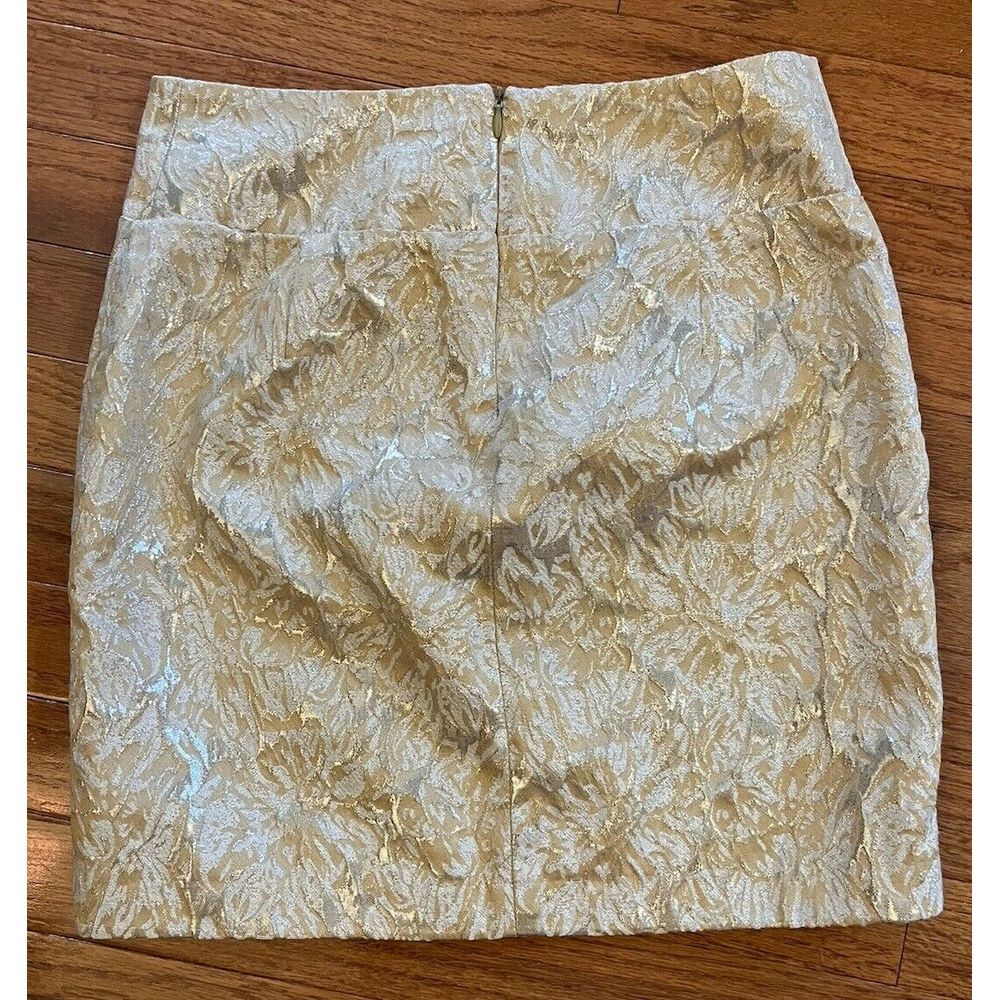 Gold Studio Y Mini Skirt - Size 1/2 - Picture 3 of 5